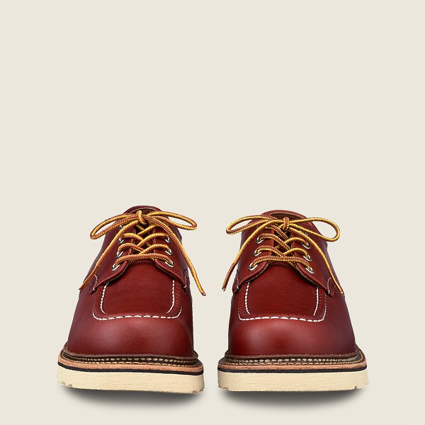 Mens Red Wing Classic - Russet Portage Leather - Oxford Burgundy - JLW931468